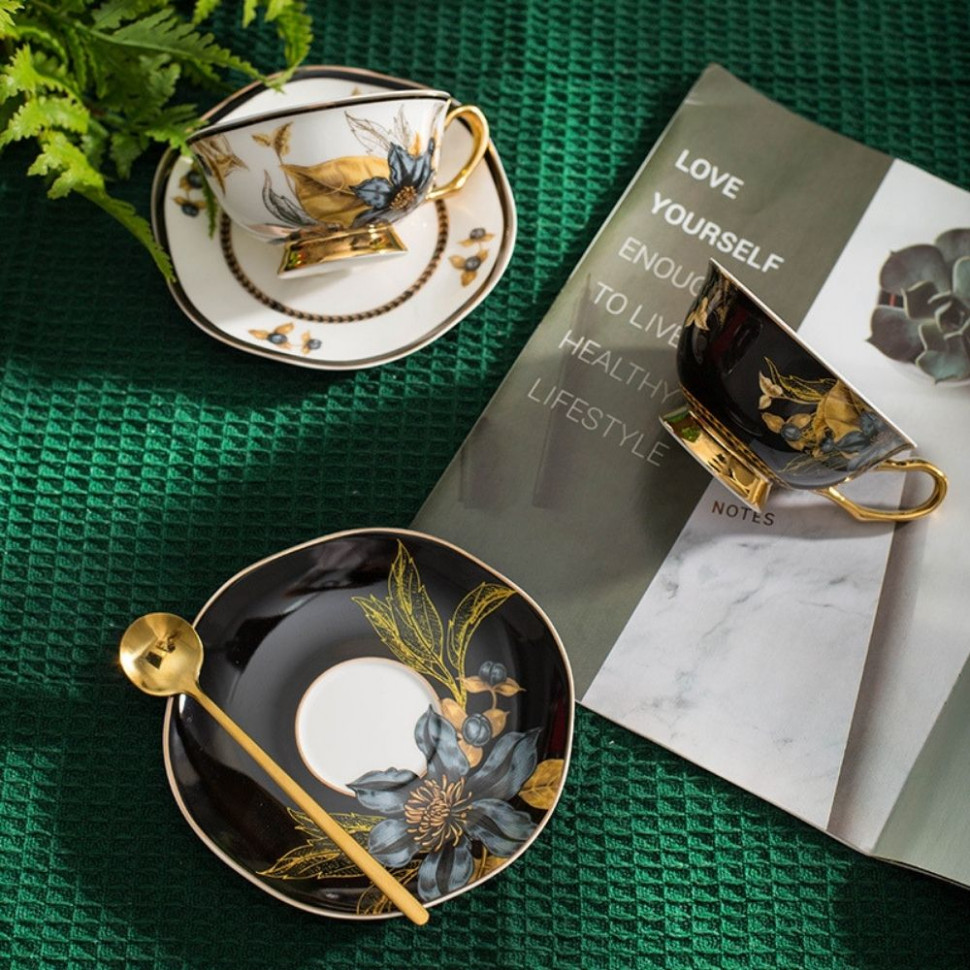 Чашка з блюдцем Victorian Charm