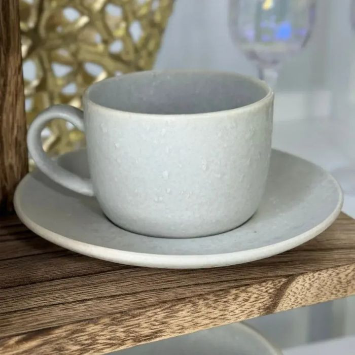 Набір 6 чашок + 6 блюдець Creamy Dot 190 мл