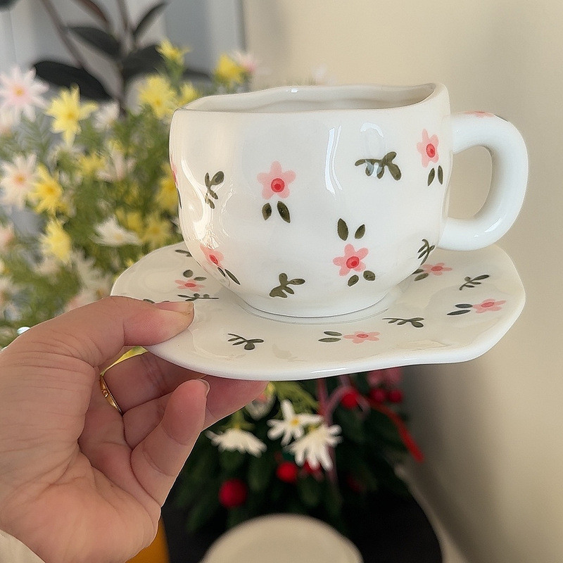 Чашка с блюдцем Floral mood 350 мл