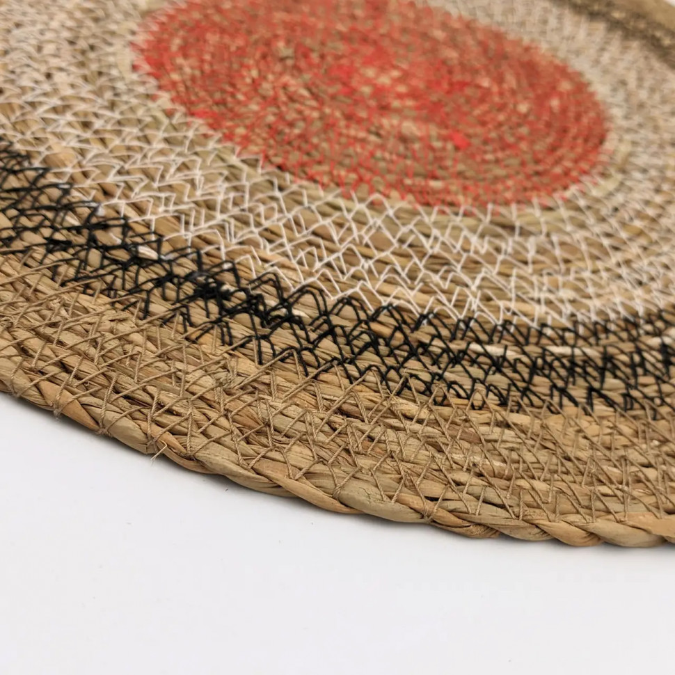 Джутовый коврик под тарелку Circles