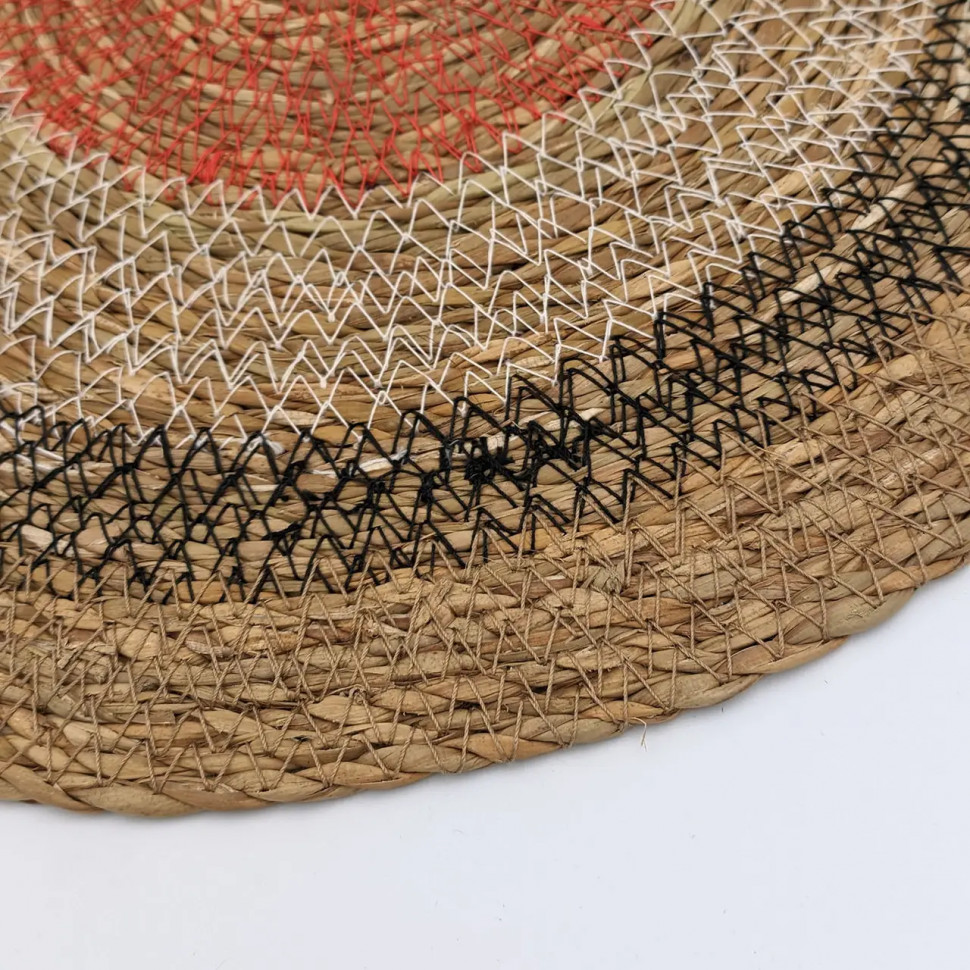 Джутовый коврик под тарелку Circles