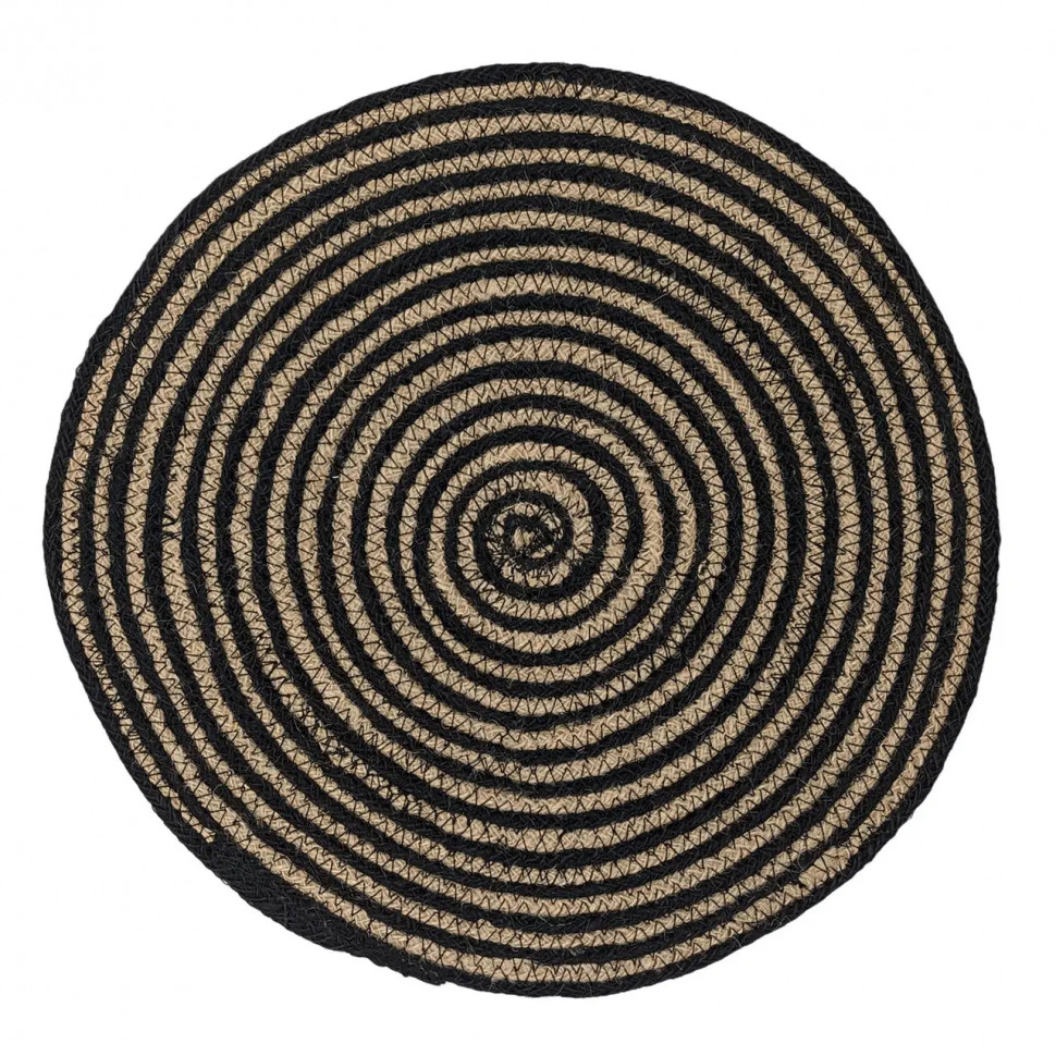 Джутовый коврик под тарелку Circles