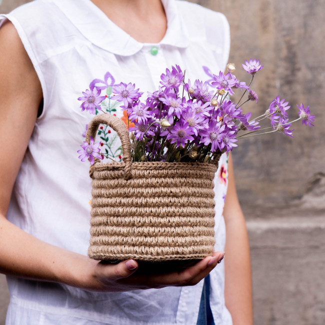 Кошик з джуту Basket mini