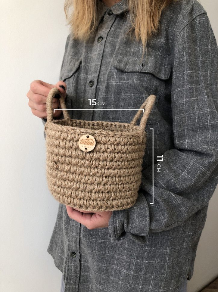 Кошик з джуту Basket mini