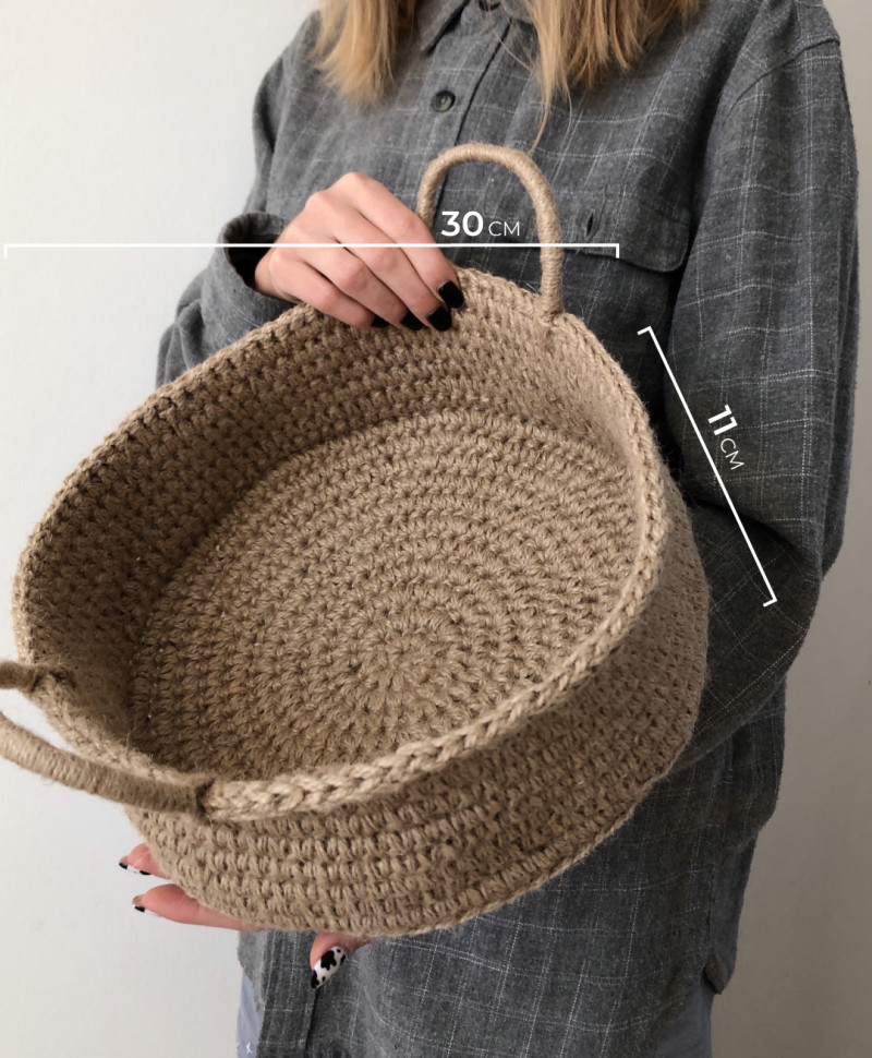 Кошик з джуту Basket mini