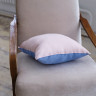 Льняная подушка Hambit-light pink/blue
