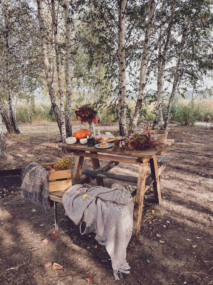 Вязаный плед Muscatt