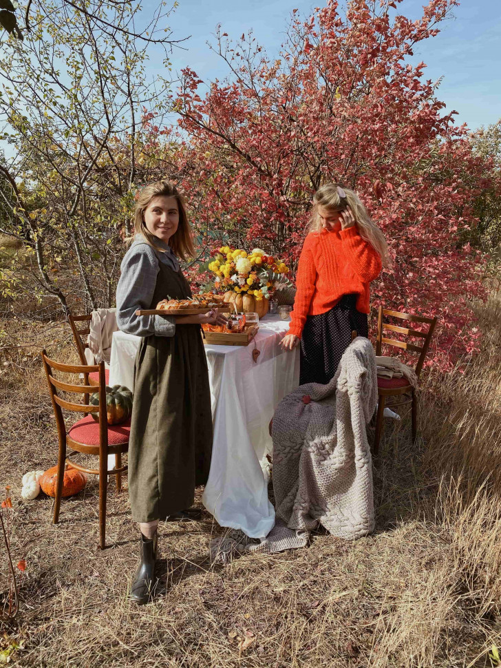 Вязаный плед Muscatt