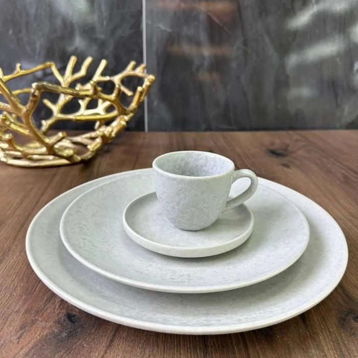 Набір 6 чашок + 6 блюдець Creamy Dot 110 мл