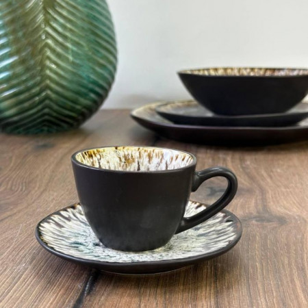 Набор 6 чашек + 6 блюдец Panoptikon 100 мл