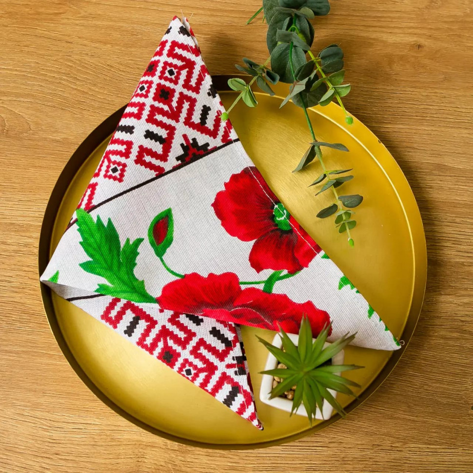 Набор салфеток Poppies (4 шт)  