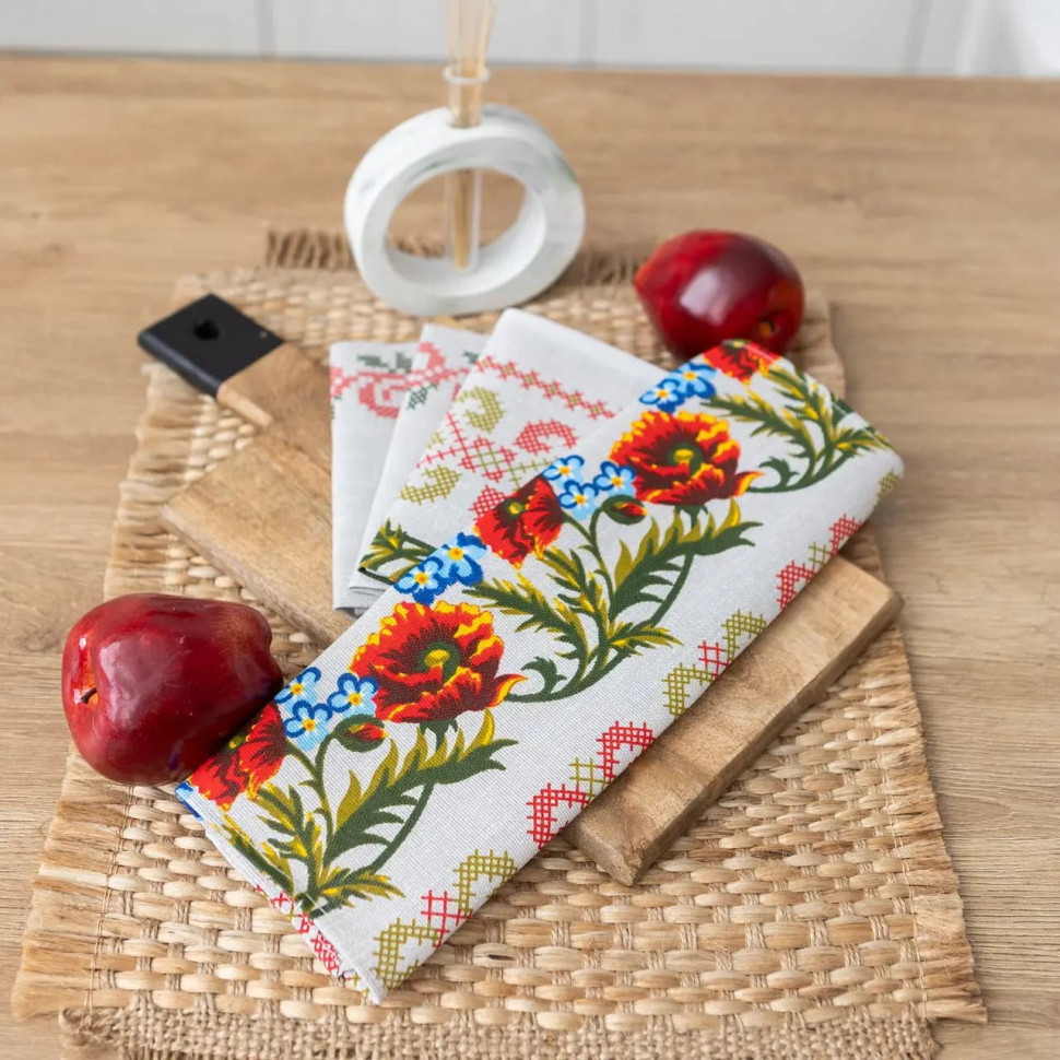 Набор салфеток Poppies (4 шт)  