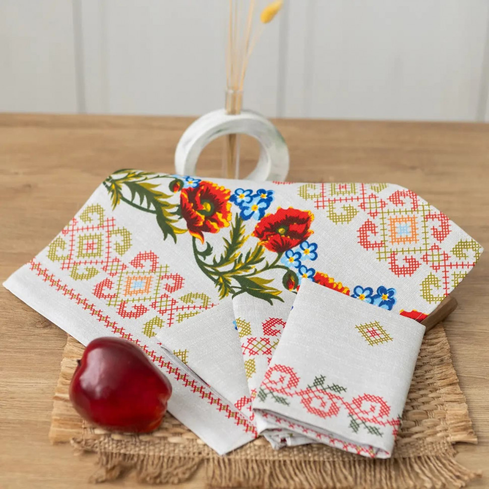 Набор салфеток Poppies (4 шт)  