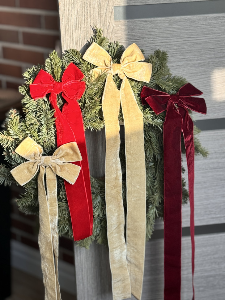 Оксамитовий бант WOW