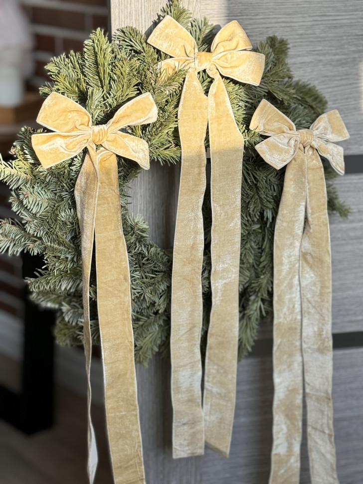 Оксамитовий бант WOW