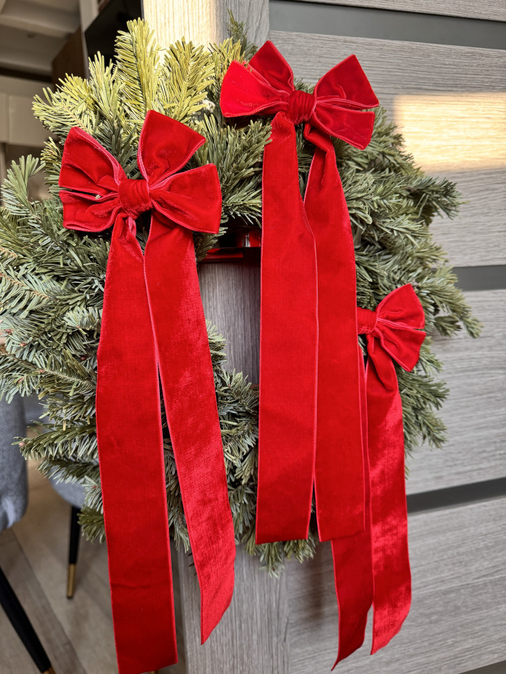 Оксамитовий бант WOW