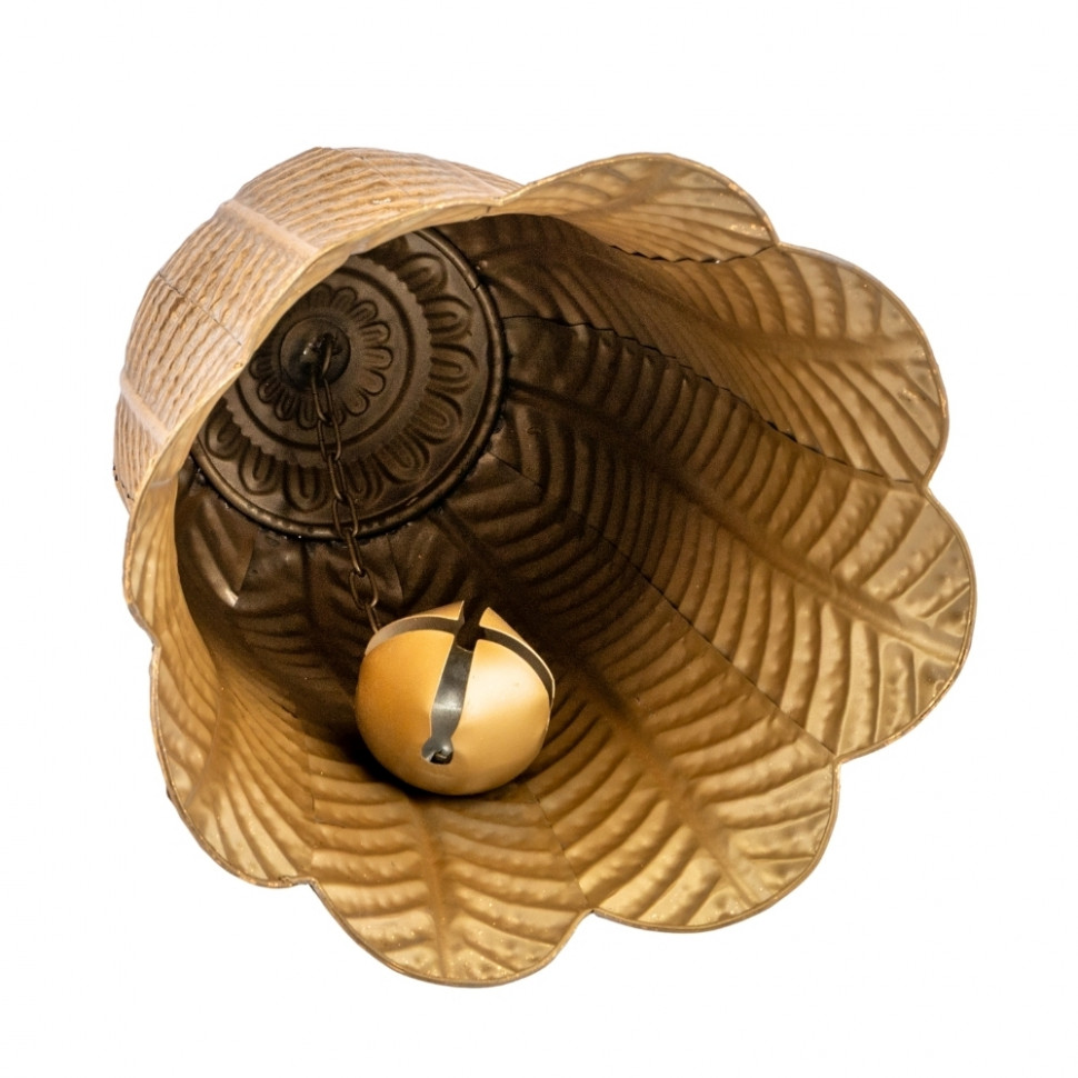 Золотой металлический колокольчик Noel