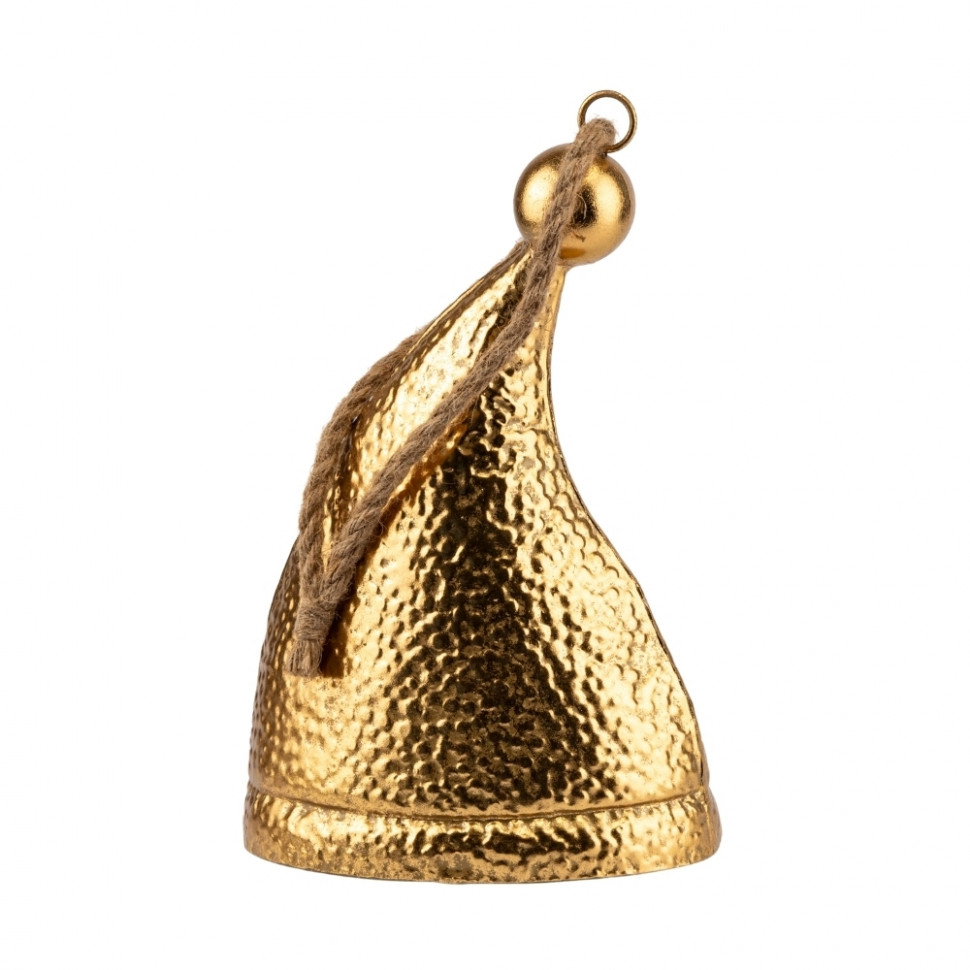 Золотой металлический колокольчик Noel