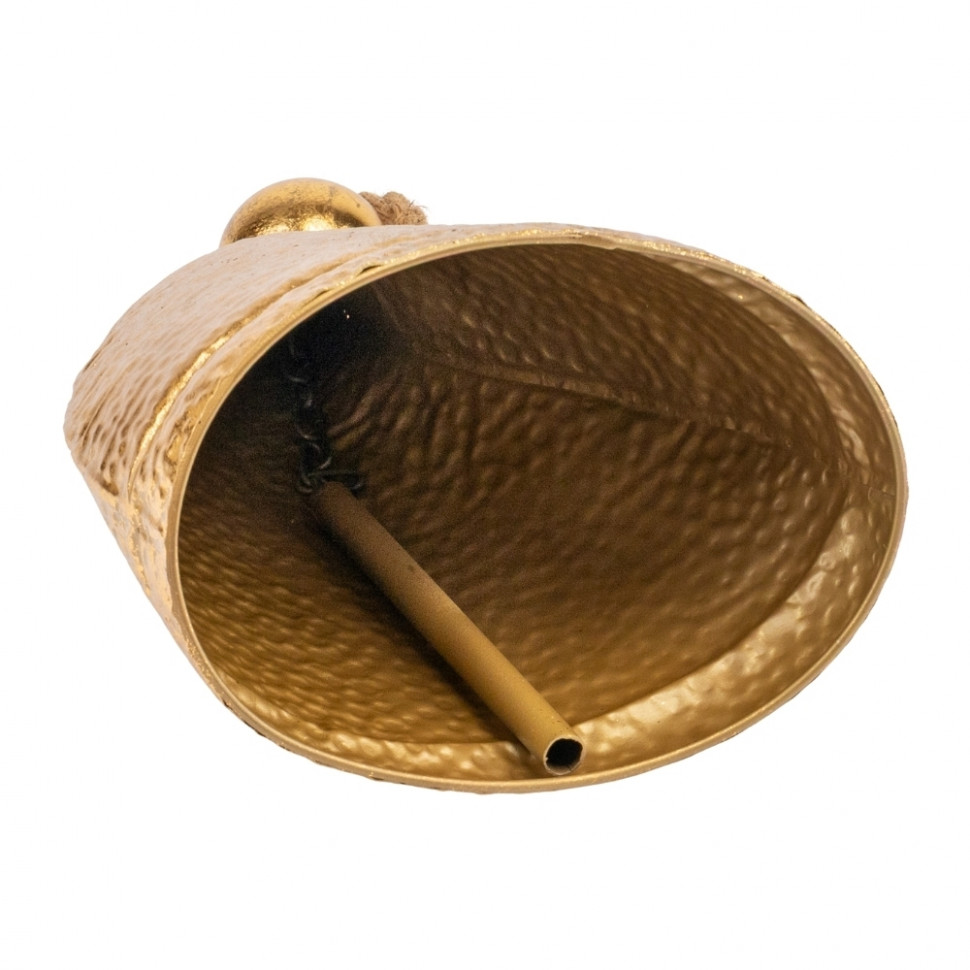 Золотой металлический колокольчик Noel