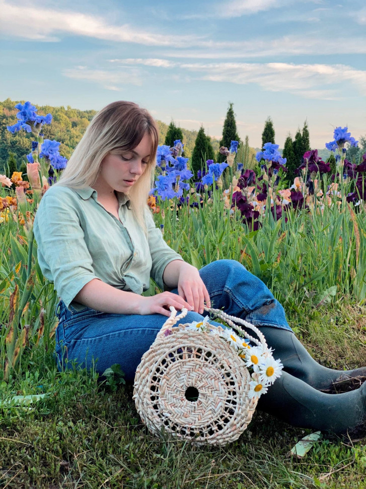 Круглая сумка Banana