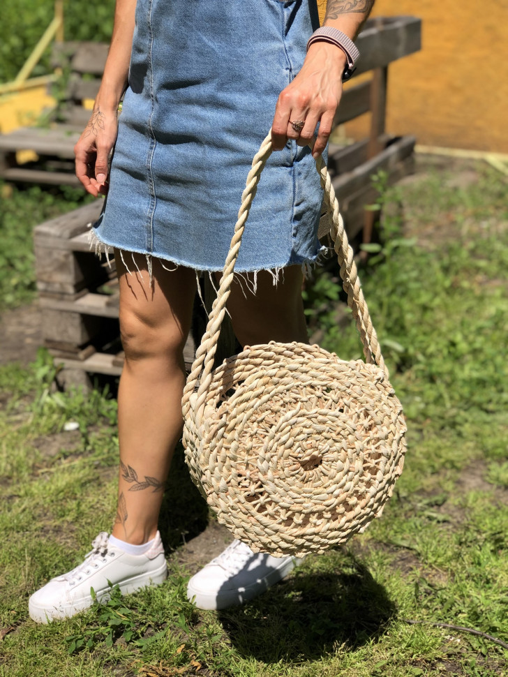 Круглая сумка Banana