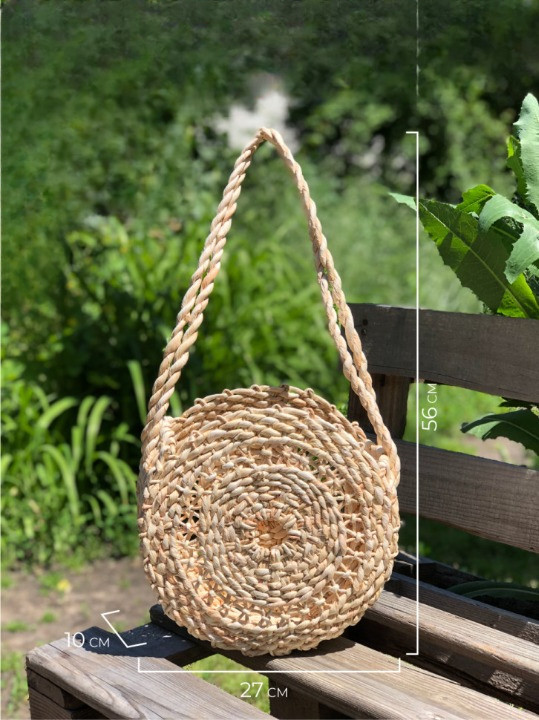 Круглая сумка Banana