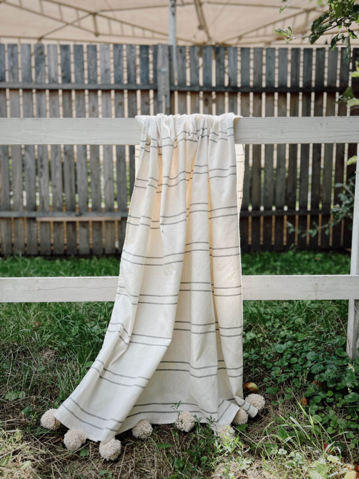 Покривало (пляжний килимок) Milis з бубонами