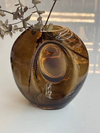 Стеклянная ваза Neolit