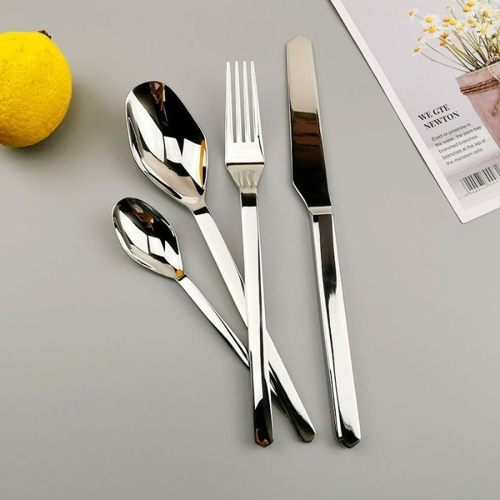 Набір столових ножів Silver Mirror 6 шт 