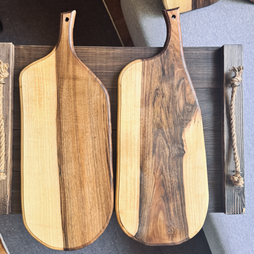 Пара дошок з цельного горіха Walnut