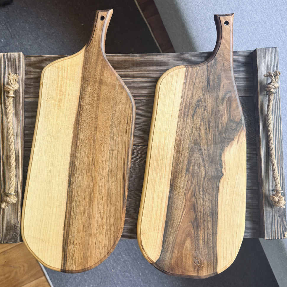 Пара дошок з цельного горіха Walnut