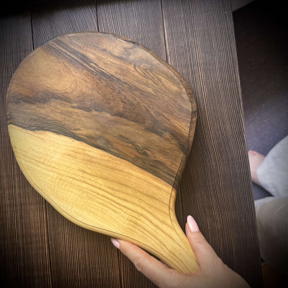 Досточки из цельного ореха Walnut овальна