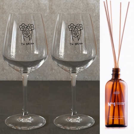 Evening Set (Набір келихів та аромадифузор)