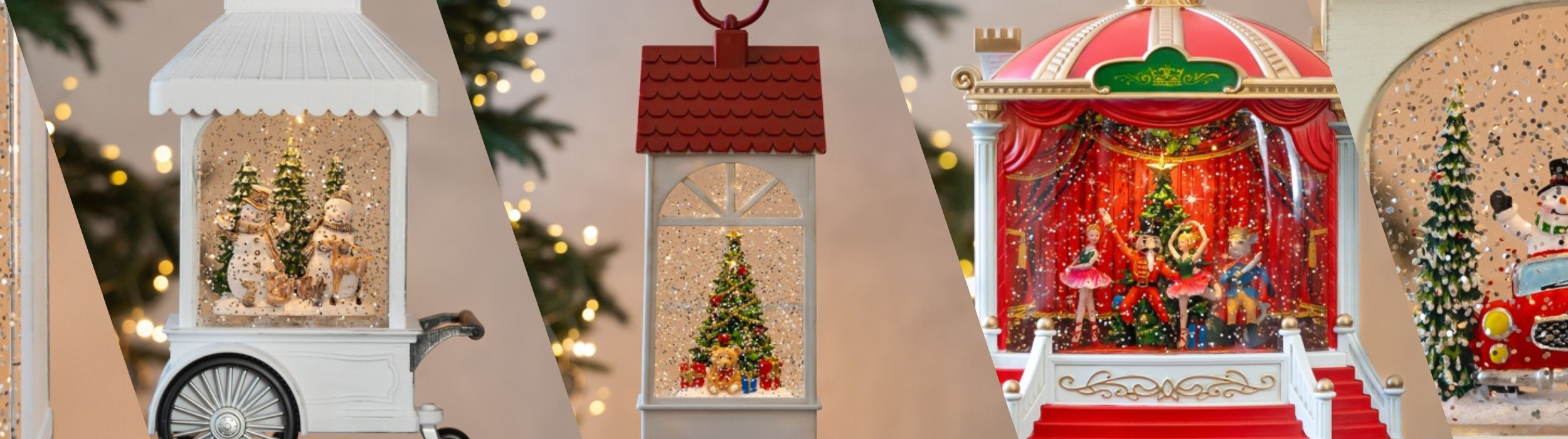 Игрушки со снегом